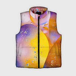 Женский жилет Градиент Яркие Пузыри, цвет: 3D-красный