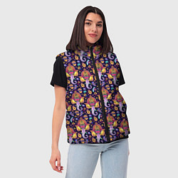 Женский жилет Слон Ганеша Ganesha, цвет: 3D-красный — фото 2