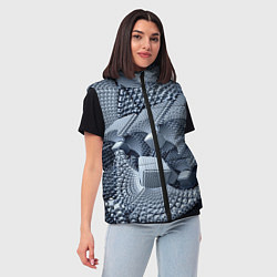 Женский жилет Vanguard pattern 2078 Abstraction, цвет: 3D-черный — фото 2