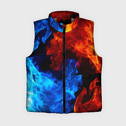 Женский жилет Огонь - Вода Инь - Янь