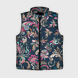 Женский жилет Холодная хохлома, цвет: 3D-светло-серый