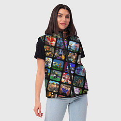 Женский жилет ROBLOX СЮЖЕТЫ, цвет: 3D-красный — фото 2