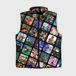 Женский жилет ROBLOX СЮЖЕТЫ, цвет: 3D-черный