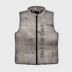 Женский жилет Only for Italy Мешковина Авангард Hype