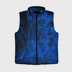 Женский жилет Синий абстрактный дым