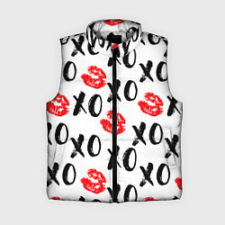 Женский жилет ПОЦЕЛУЙЧИКИ ХОХО, цвет: 3D-светло-серый