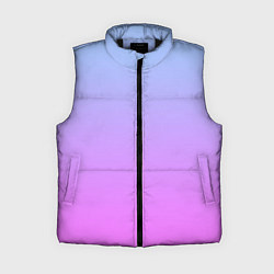 Женский жилет Голубо-розовый градиент