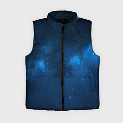 Женский жилет Космическая ночь, цвет: 3D-черный