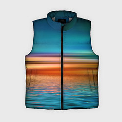 Женский жилет Море с размытым фоном