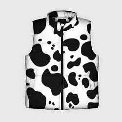 Женский жилет Пятна Далматина, цвет: 3D-черный