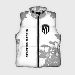 Женский жилет Atletico Madrid Sport на темном фоне, цвет: 3D-черный