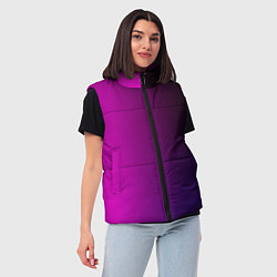 Женский жилет VIOLET gradient, цвет: 3D-черный — фото 2