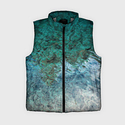 Женский жилет Морской берег, цвет: 3D-светло-серый
