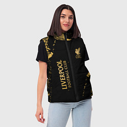 Женский жилет Liverpool гранж, цвет: 3D-красный — фото 2