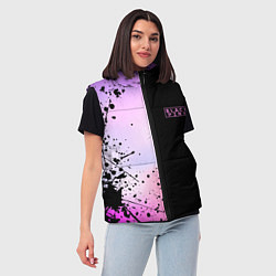 Женский жилет BLACKPINK HALF COLORS, цвет: 3D-светло-серый — фото 2