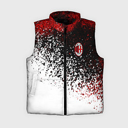 Женский жилет Ac milan краска, цвет: 3D-черный