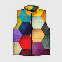 Женский жилет Цветные соты