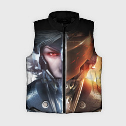 Женский жилет METAL GEAR RISING САМУРАЙ, цвет: 3D-черный