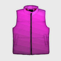 Женский жилет Розовый неоновый полосатый узор Pink neon