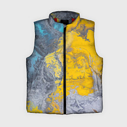 Женский жилет Извержение Красок, цвет: 3D-красный