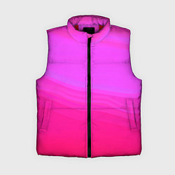 Женский жилет Neon pink bright abstract background, цвет: 3D-красный