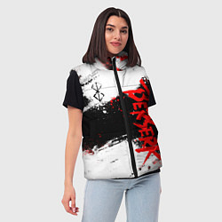 Женский жилет БЕРСЕРК : Спортивная форма - Клеймо жертвы, цвет: 3D-черный — фото 2