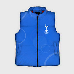 Женский жилет Tottenham hotspur Голубая абстракция, цвет: 3D-красный