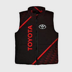 Женский жилет Toyota Красная абстракция