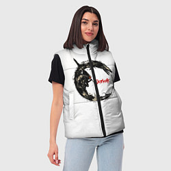 Женский жилет Берсерк Гатс В Кругу Змея, цвет: 3D-красный — фото 2