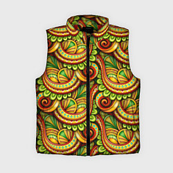 Женский жилет Летние объемные узоры, цвет: 3D-красный