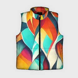Женский жилет Красивые многоцветные узоры