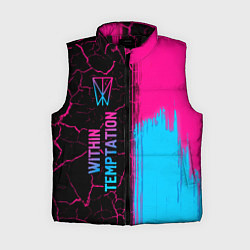 Женский жилет Within Temptation - neon gradient: по-вертикали
