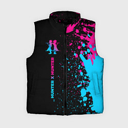 Женский жилет Hunter x Hunter - neon gradient: по-вертикали, цвет: 3D-черный