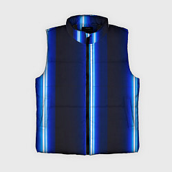 Женский жилет Неоновое синее свечение