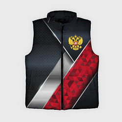 Женский жилет Red & black Russia, цвет: 3D-черный