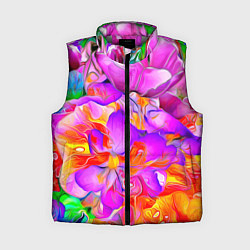 Женский жилет Flower Illusion, цвет: 3D-светло-серый