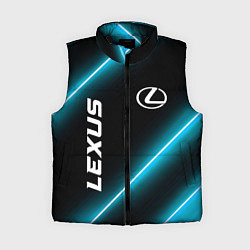 Женский жилет Lexus неоновые лампы, цвет: 3D-черный