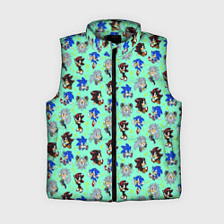 Женский жилет Ежик Соник и его друзья, цвет: 3D-светло-серый