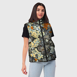 Женский жилет Лишайниковый лес, цвет: 3D-светло-серый — фото 2