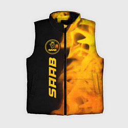 Женский жилет Saab - gold gradient: по-вертикали