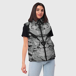 Женский жилет Каменный страж, цвет: 3D-красный — фото 2