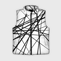 Женский жилет Пересечение линий, цвет: 3D-светло-серый