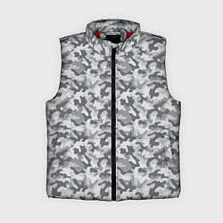 Женский жилет Камуфляж М-21 серый, цвет: 3D-красный