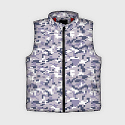 Женский жилет Камуфляж ACUpat серый пиксель, цвет: 3D-красный