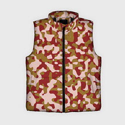Женский жилет Камуфляж German Desert, цвет: 3D-черный