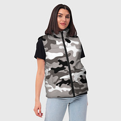 Женский жилет Камуфляж Urban крупный, цвет: 3D-светло-серый — фото 2