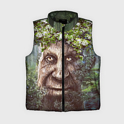 Женский жилет Мудрое Таинственное Дерево, цвет: 3D-черный