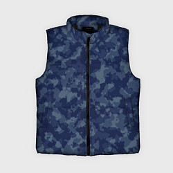 Женский жилет Сизый камуфляж, цвет: 3D-черный