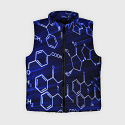 Женский жилет Графическая химия, цвет: 3D-черный