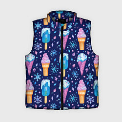 Женский жилет Новогоднее мороженое